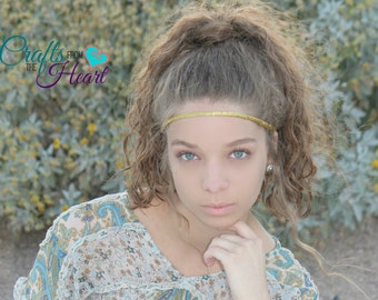 Headbands for Women - Gold Headband - Gold Boho Headband - Boho Headband - Womens Headband - Headbands for Teens - Headbands for Girls