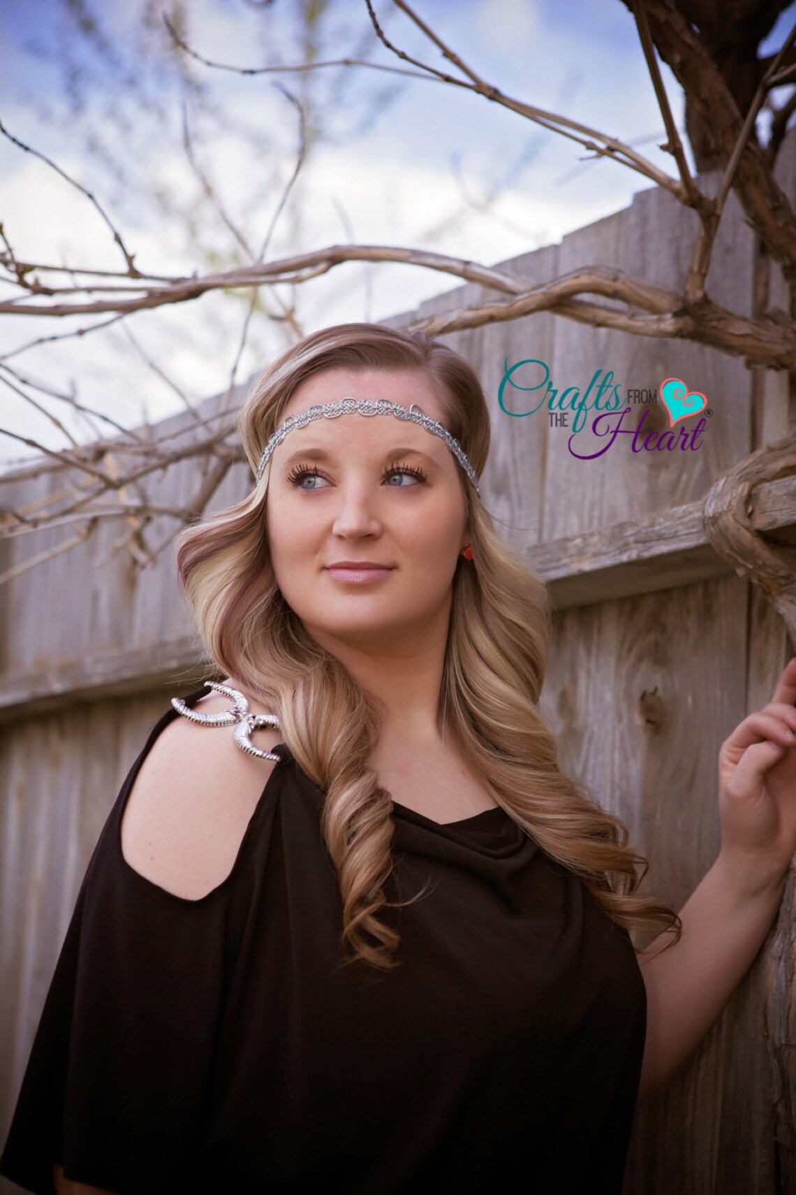 Silver Boho Headband Adult Boho Headband Bohemian Headband Etsy