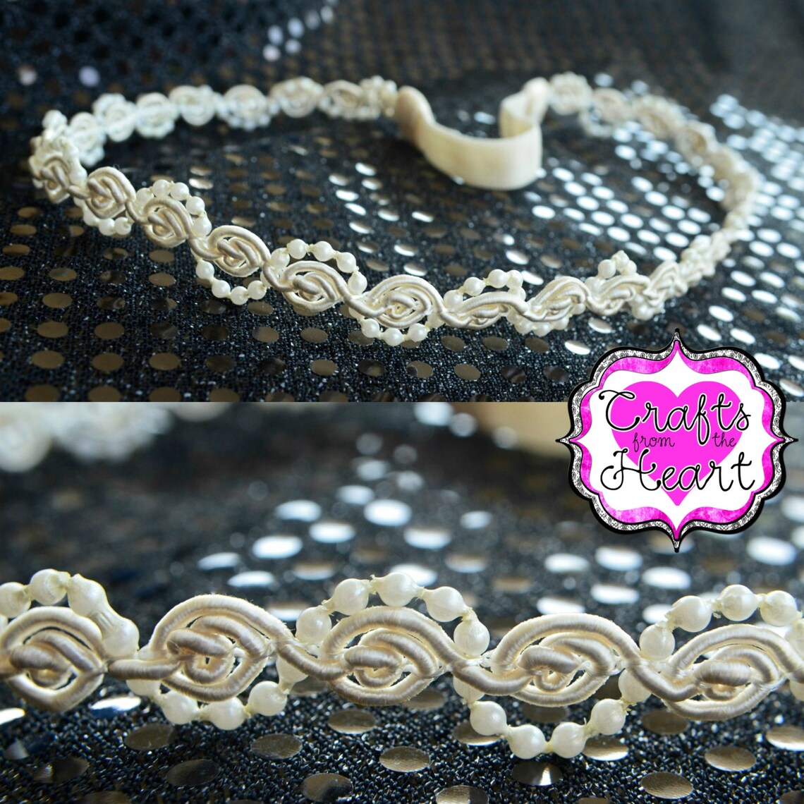 Ivory Pearl Boho Headband Adult Boho Headband Bohemian Etsy