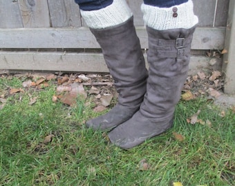 Boot Toppers/Boot Cuffs 6” long with 2 side buttons