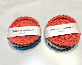 Face Scrubbies - set of 3