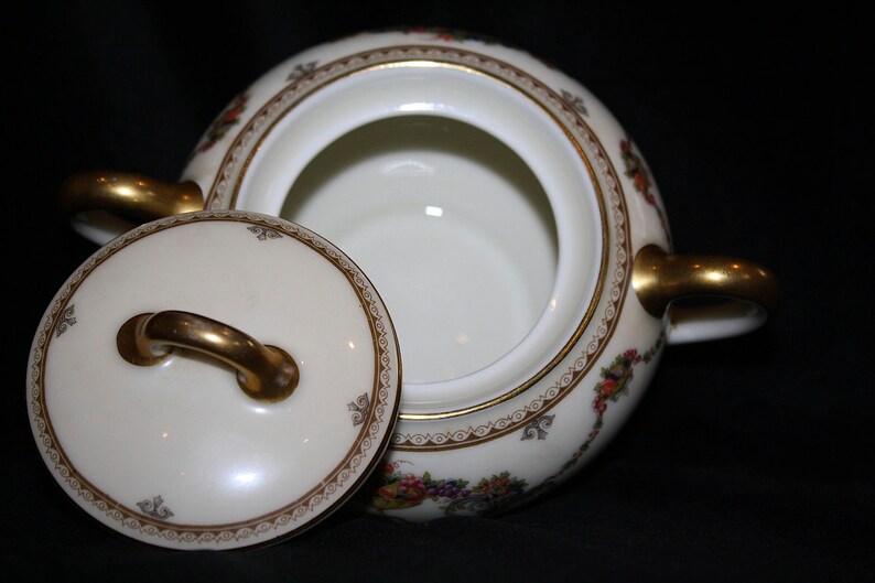 Vintage Bohemia Royal Ivory Collection - Covered Sugar Bowl - Etsy