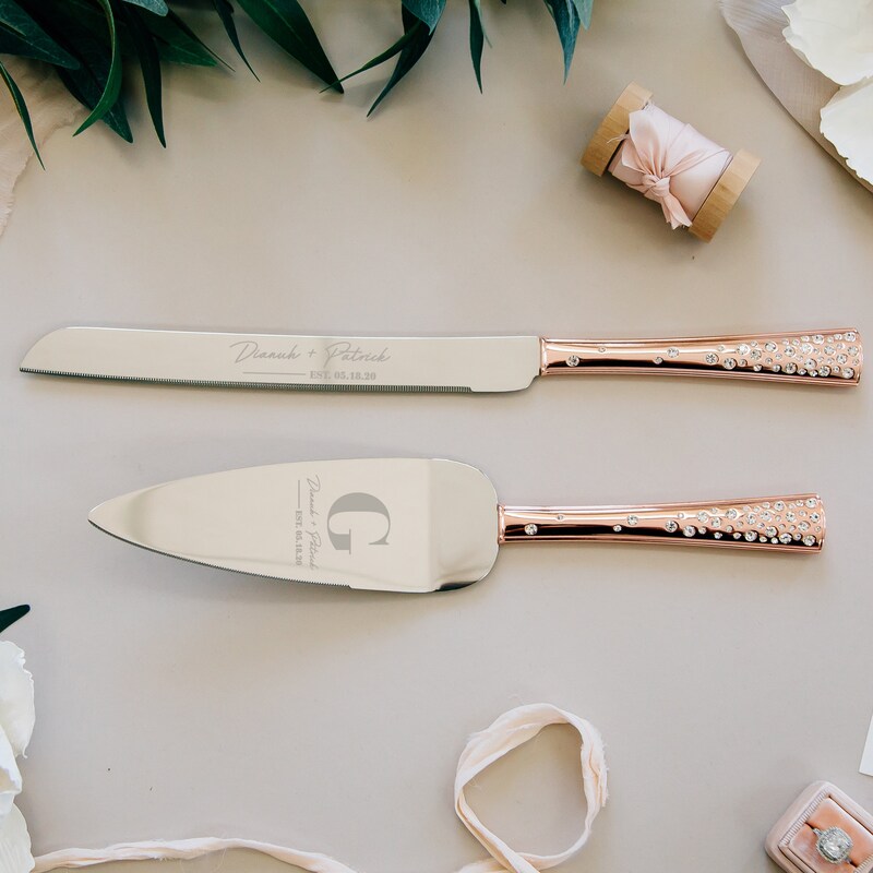 Rose Gold Knife - Etsy