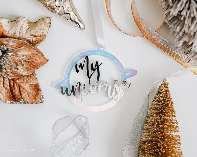 My Universe Coldplay X BTS Christmas Ornament BTS Ornament Etsy