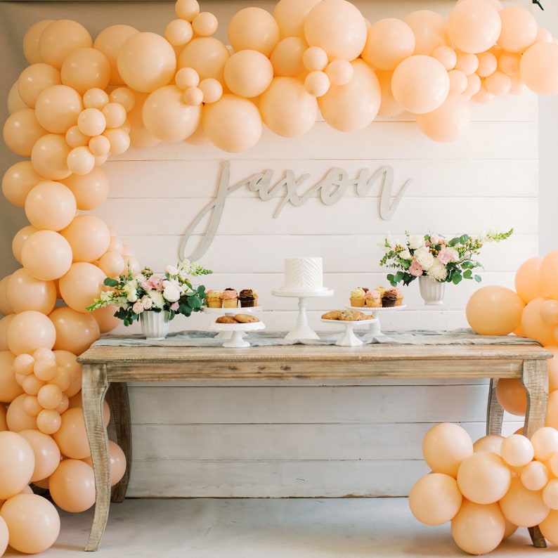 42 Large Personalized Backdrop Name Sign Custom Laser Etsy