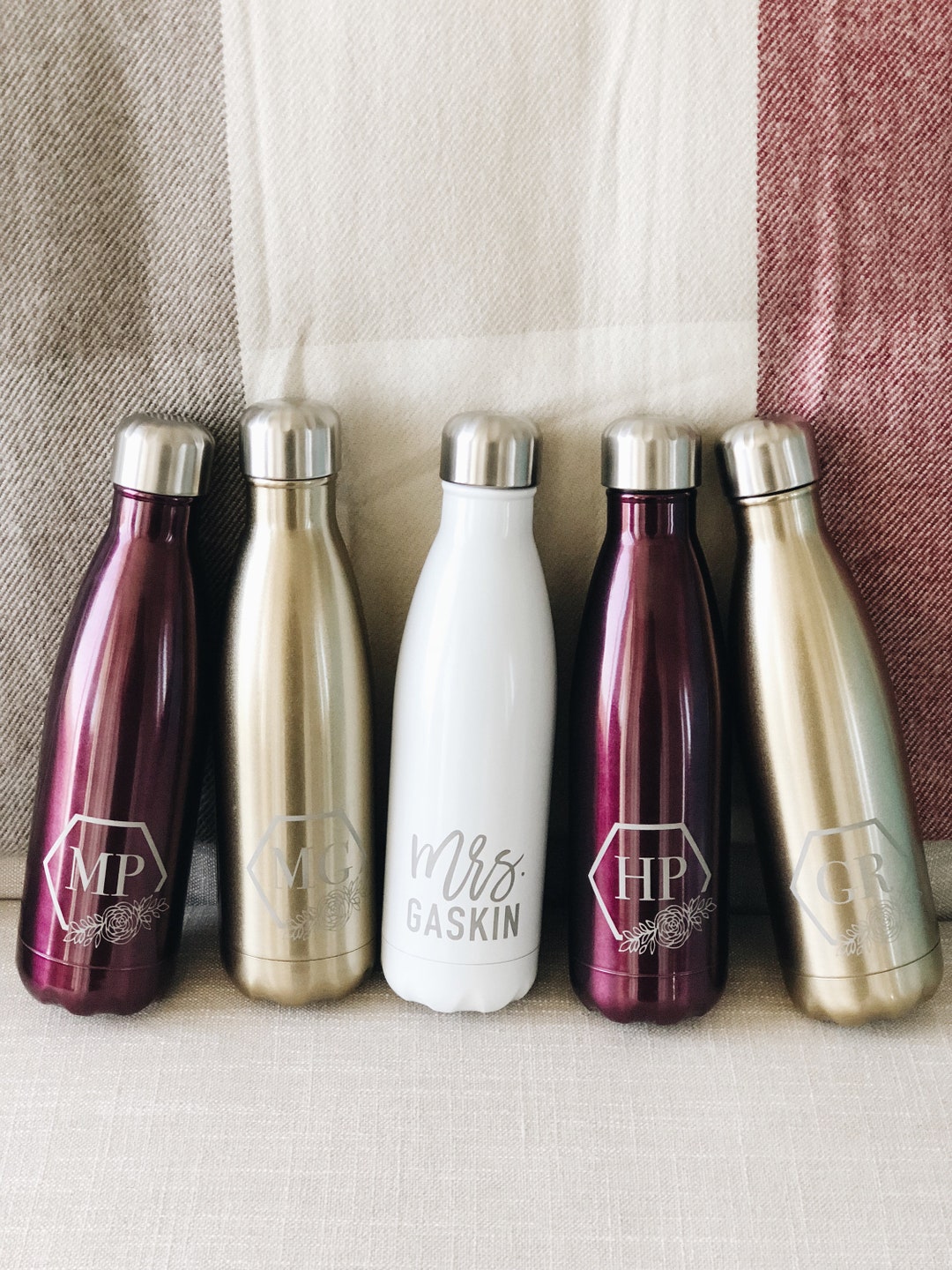 Custom Personalized Spa Party Water Bottles & Additional Assorted