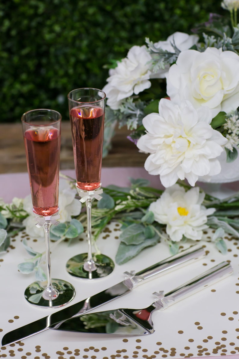 Kate Spade Grace Ave Personalized Wedding Toasting Glasses Etsy