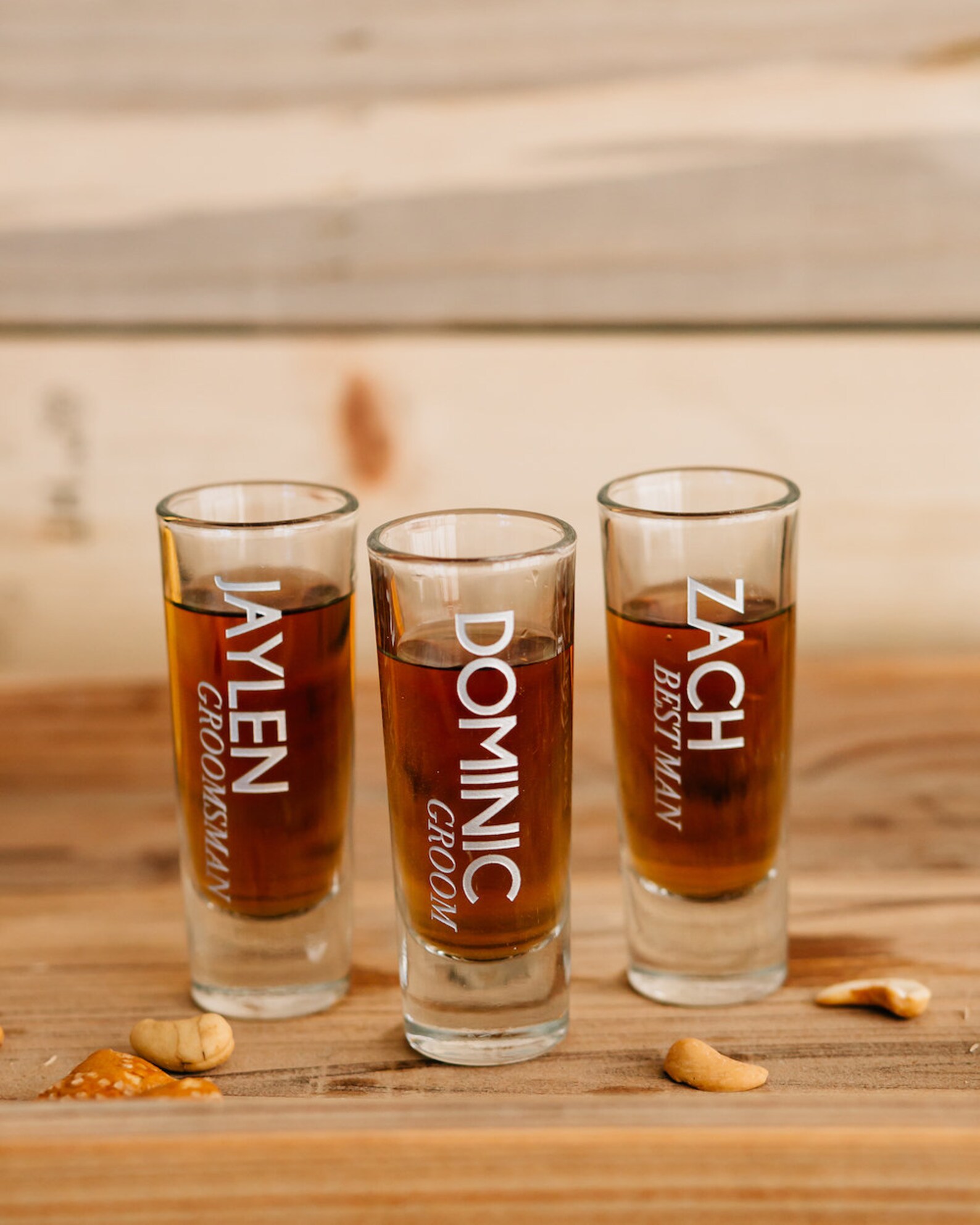 Personalized Groomsmen Shot Glass Custom Engraved Shooter Etsy