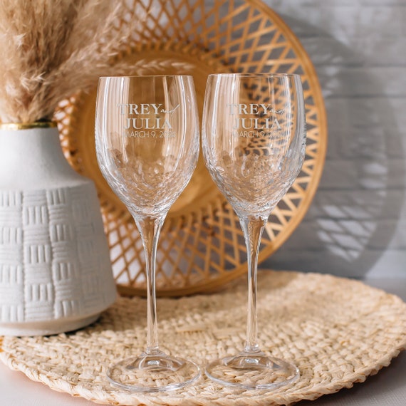 Viski Laurel White Wine Glasses