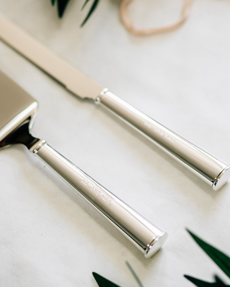 Kate Spade Darling Point Custom Wedding Cake Knife and Server Etsy