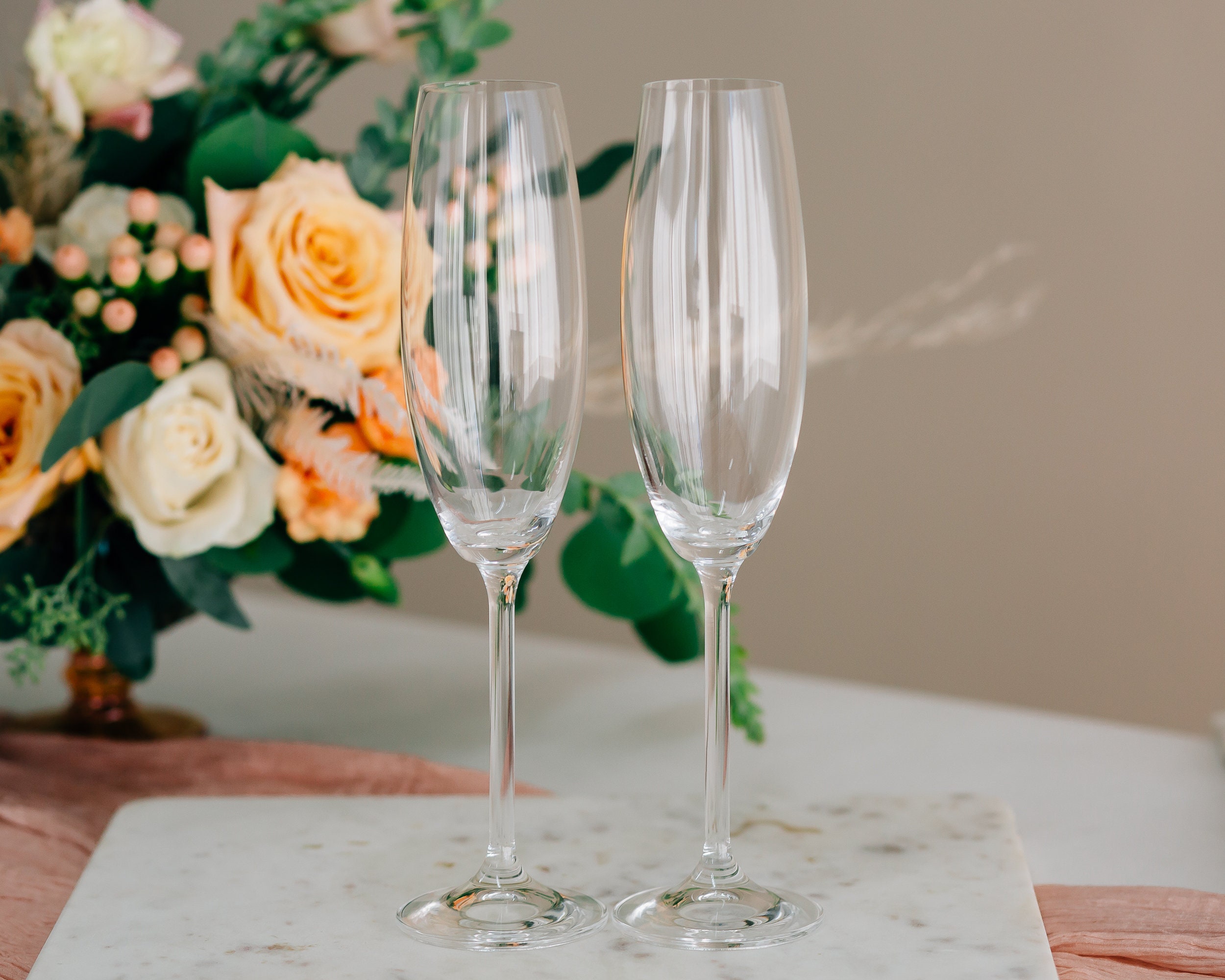 Lenox Crystal Amethyst Carat Champagne Flute Glass es 