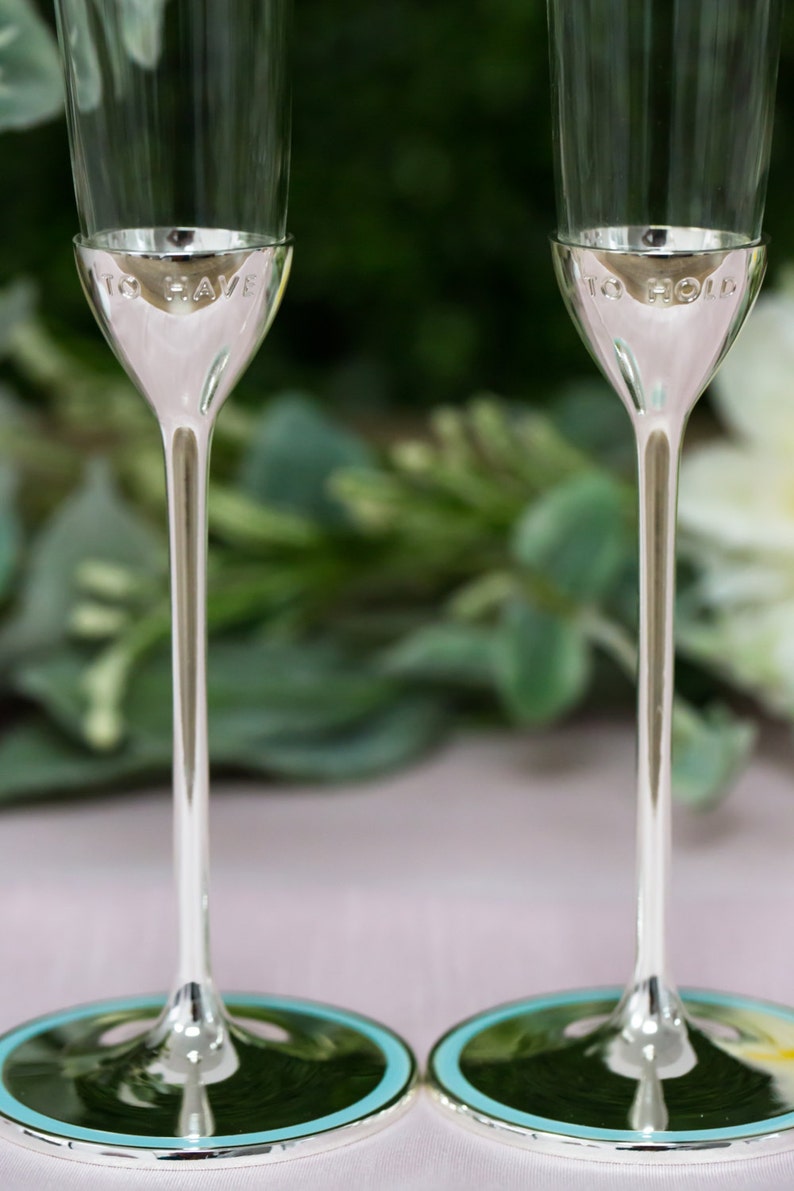 Personalized Kate Spade Take the Cake Champagne Flutes set of Etsy