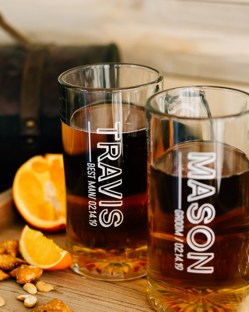 Personalized Large Beer Mug Custom Groomsmen Gift 25 oz Etsy