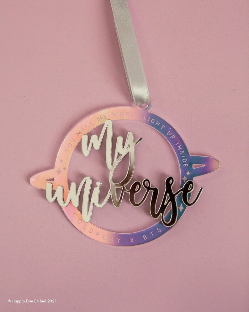My Universe Coldplay X BTS Christmas Ornament BTS Ornament Etsy