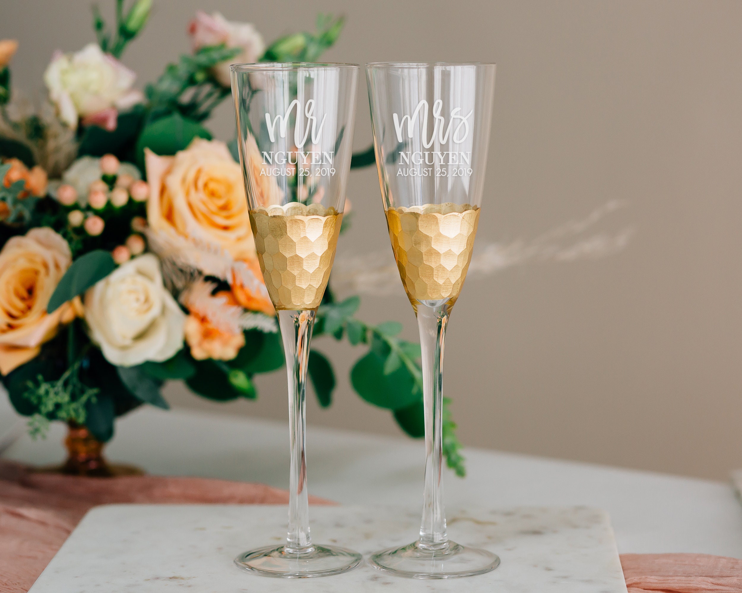 Mr and Mrs Champagne Set – The Rustic Market