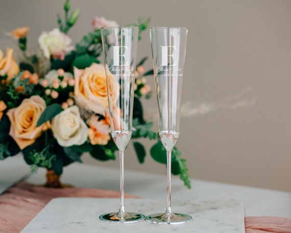 Personalized Kate Spade Take the Cake Champagne Flutes set of - Etsy