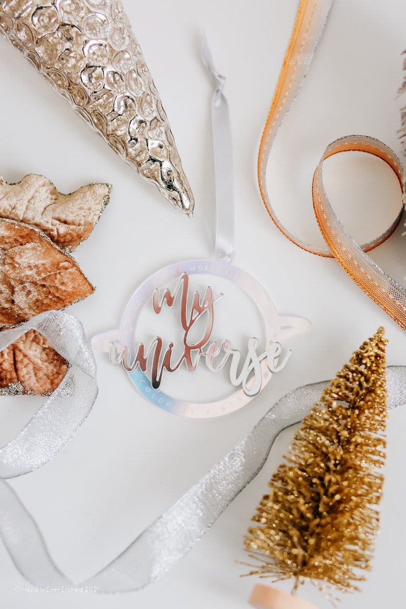 My Universe Coldplay X BTS Christmas Ornament BTS Ornament Etsy