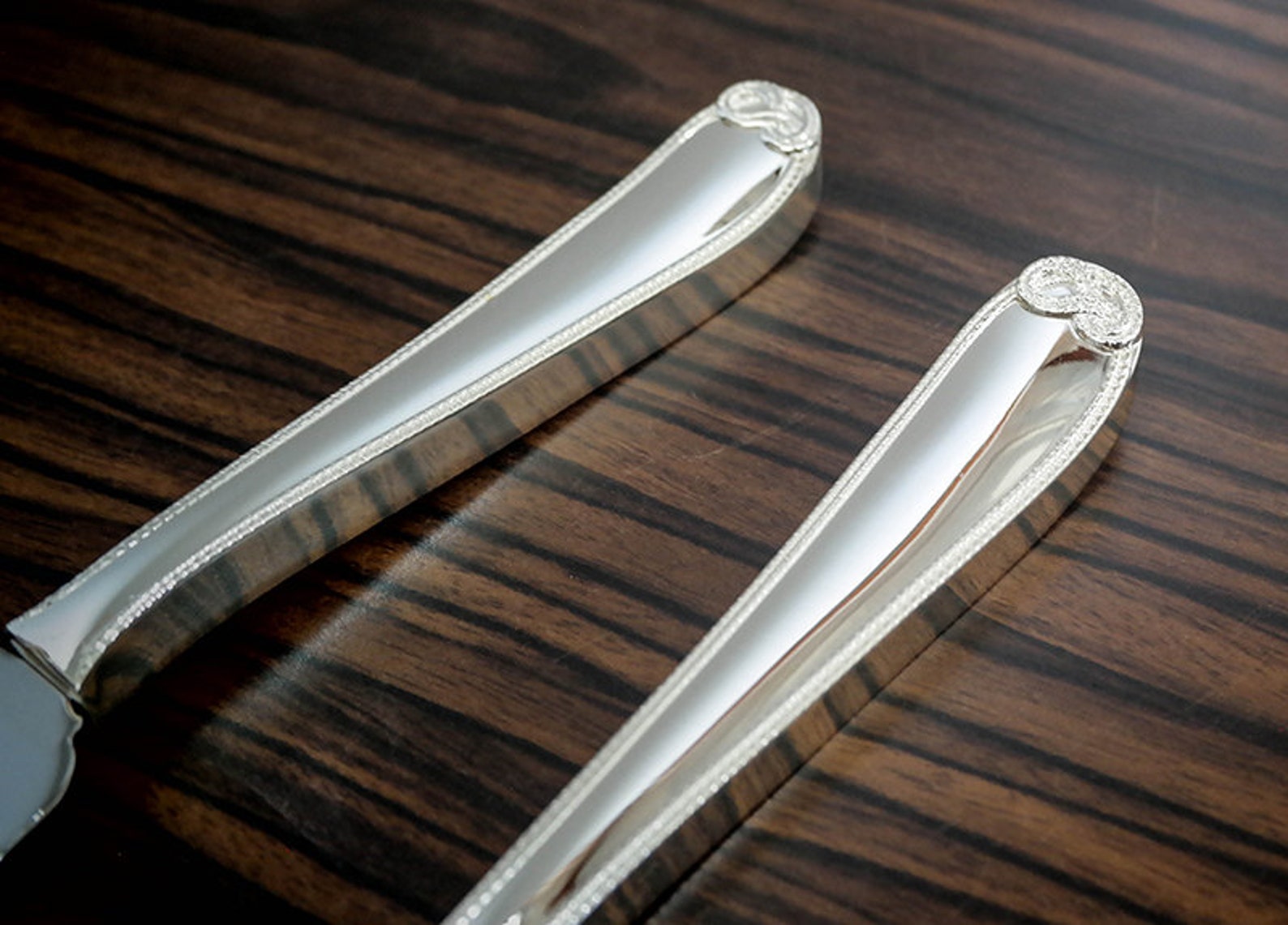 Custom Vera Wang Infinity Wedding Cake Knife & Server Set 2pc Etsy