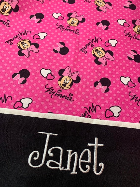 Personalized Minnie Mouse Pillowcase Standard Size Etsy