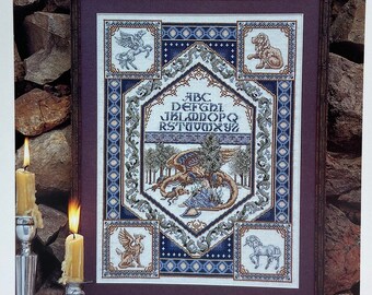 Fantasy Cross Stitch Sampler - Etsy