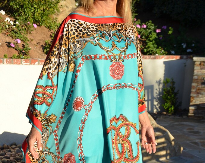 Designer Print Silk Caftan Womens Caftans Silk Caftans Silk - Etsy