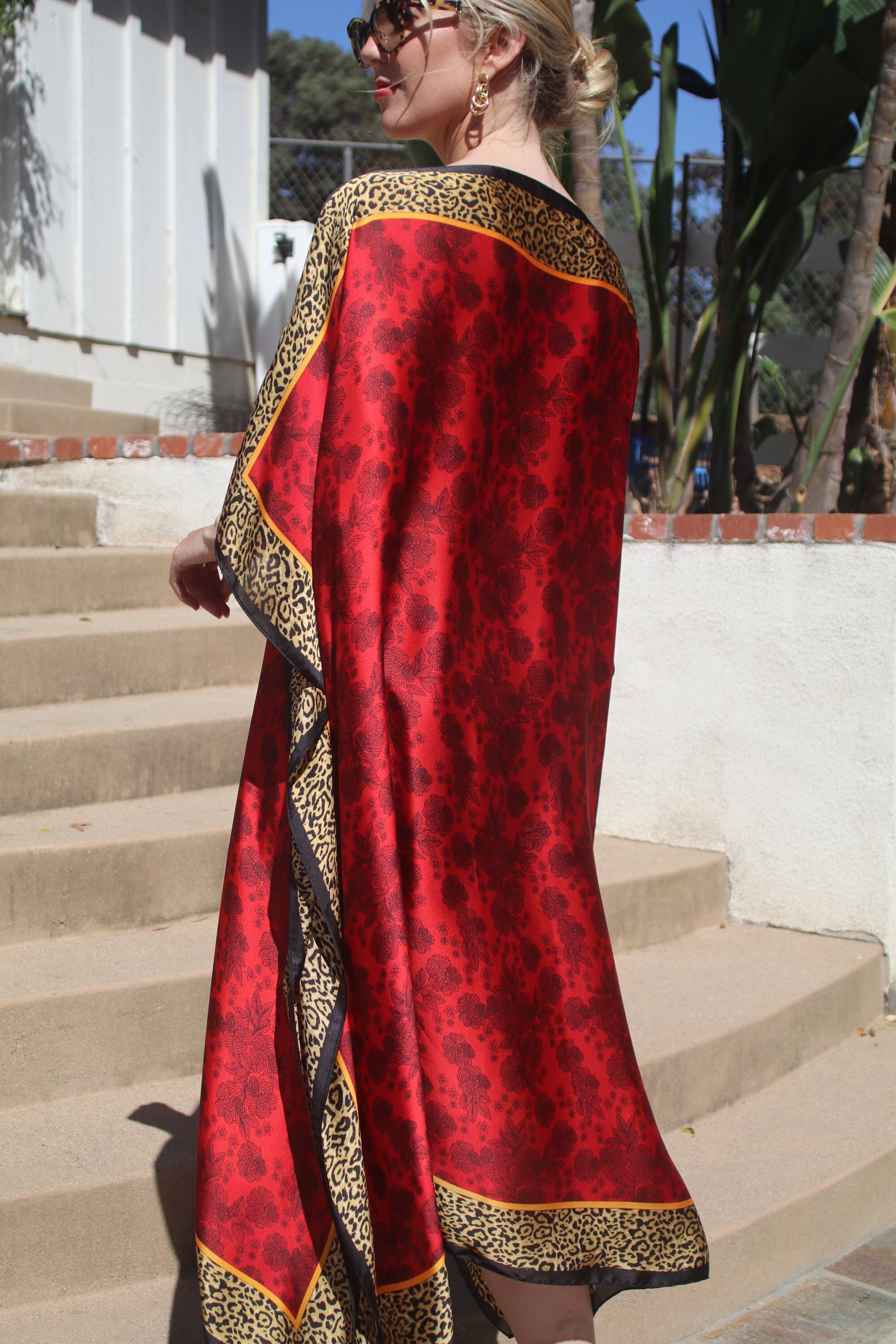 Red and Gold Dress Women - Etsy