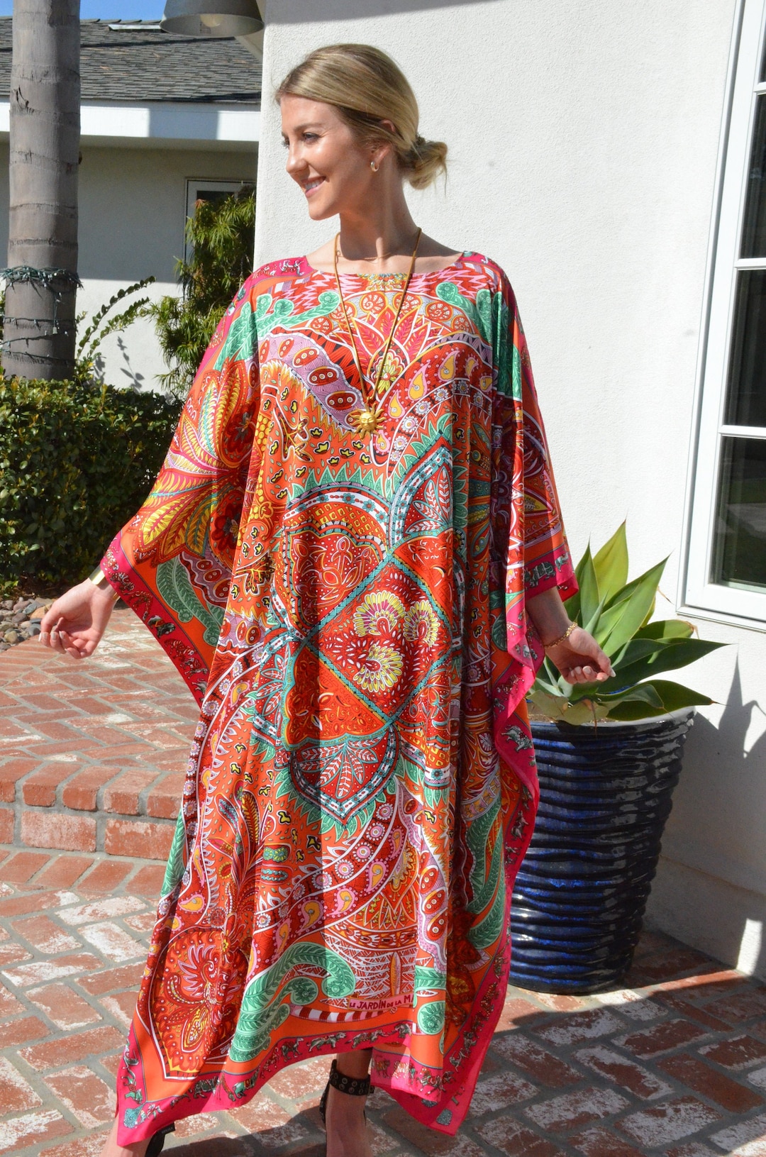 Women's kaftan long sleeve designer