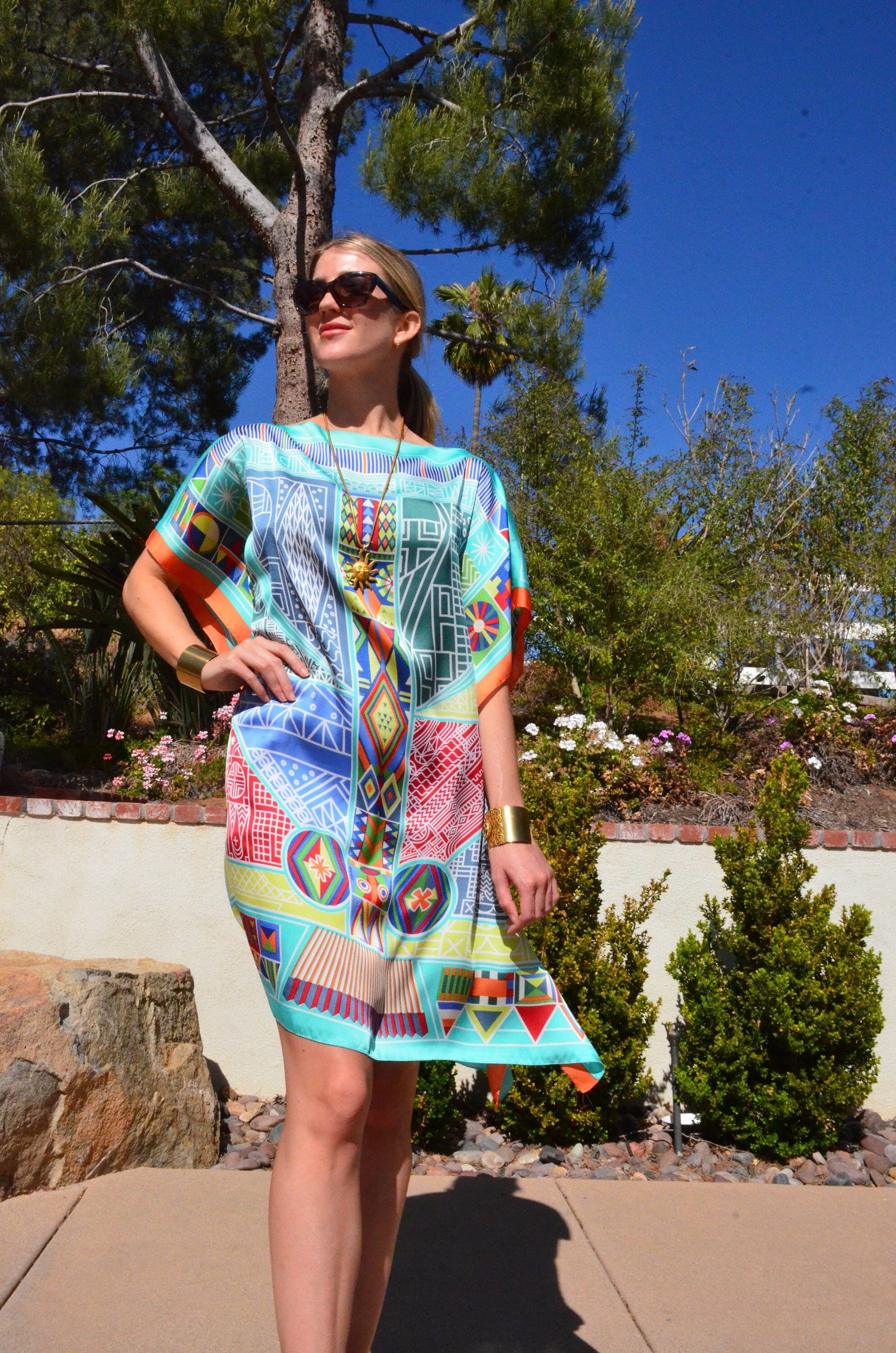 Vestido túnica estampada | Ofertas en vestidos de mujer | Fifty Factory