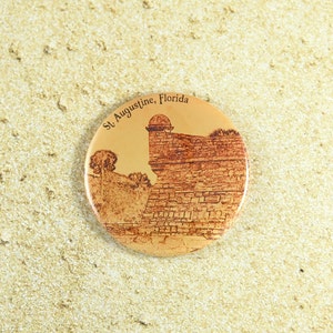 St Augustine Florida, Castillo de San Marcos, Magnet, St Augustine Art, Historic Art, Oldest City, Old Fort, Fridge Magnet, Ponce de Leon