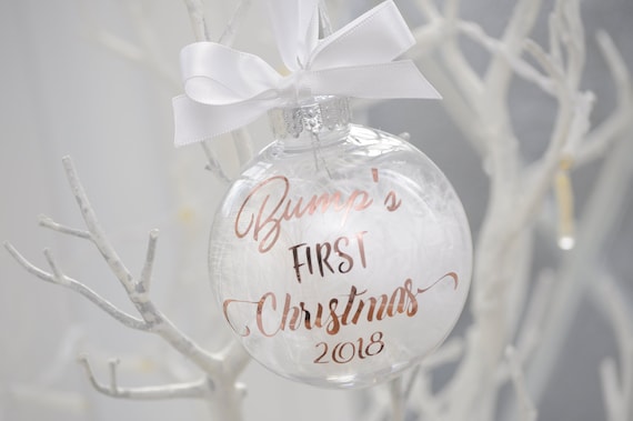 1st christmas baubles