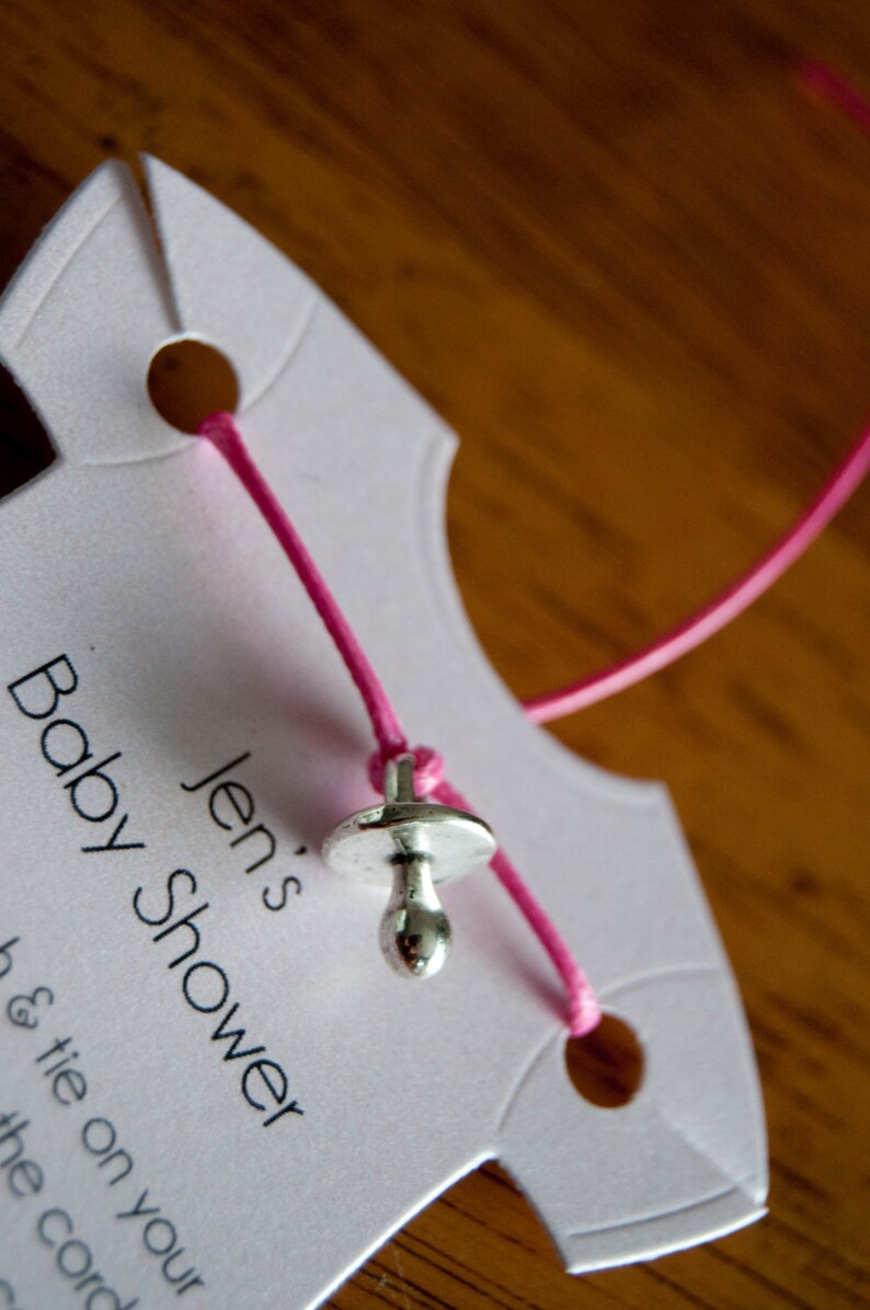 Baby Shower Bracelet and Charm Favour/Gift Etsy