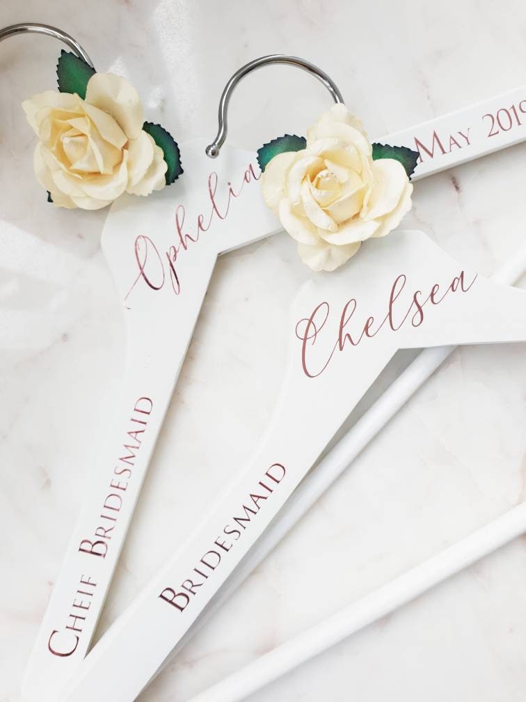 Personalised dress hangers discount