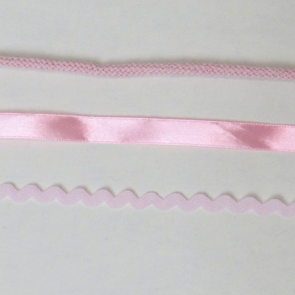 Bänderpaket für Schultüten Zuckertüten in rosa