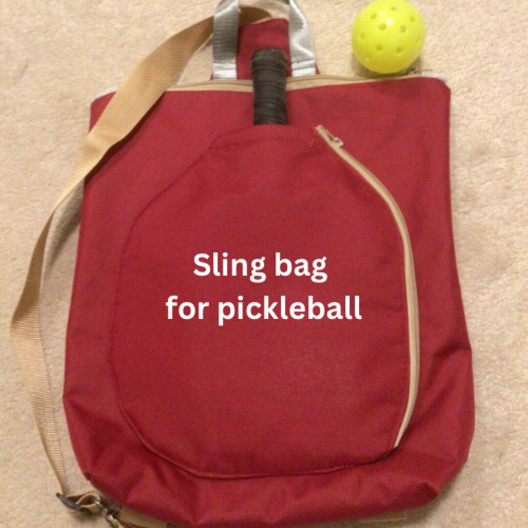 Pickleball Sling Bag,womens Pickleball Bag,unisex Pickleball Sling Bag