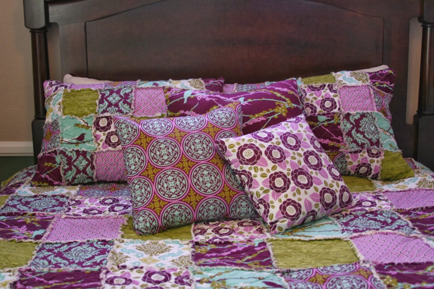 Single Fabric Throw and Bedroom Pillow Sham To Match your Etsy