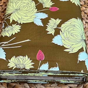 Rare - OOP - Amy Butler Belle - hard to find - Chrysanthemum- 100% cotton- by the half Yard