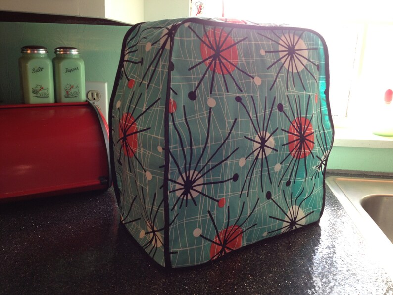 Kitchen Aid Mixer Cover Atomic Turquoise Etsy