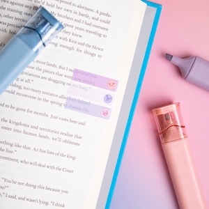 Pastel Emoji Stickers, Book Annotation Supplies, Mood Tracker Stickers image 7
