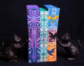 Plantillas para hacer bordes de libros: ¡coloréalas como si fueran una página de un libro para colorear!