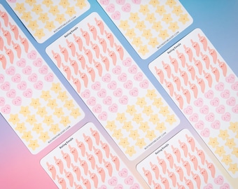 Pastel Emoji Stickers: Book Annotating Supplies, Reading Journal