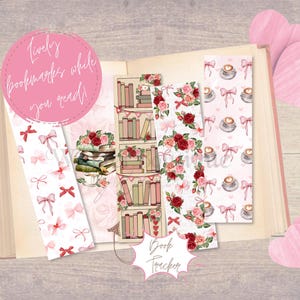 Valentine Printable Bookmarks