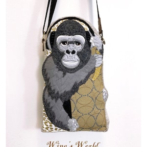 Tasche mit gorilla anhänger Clearance