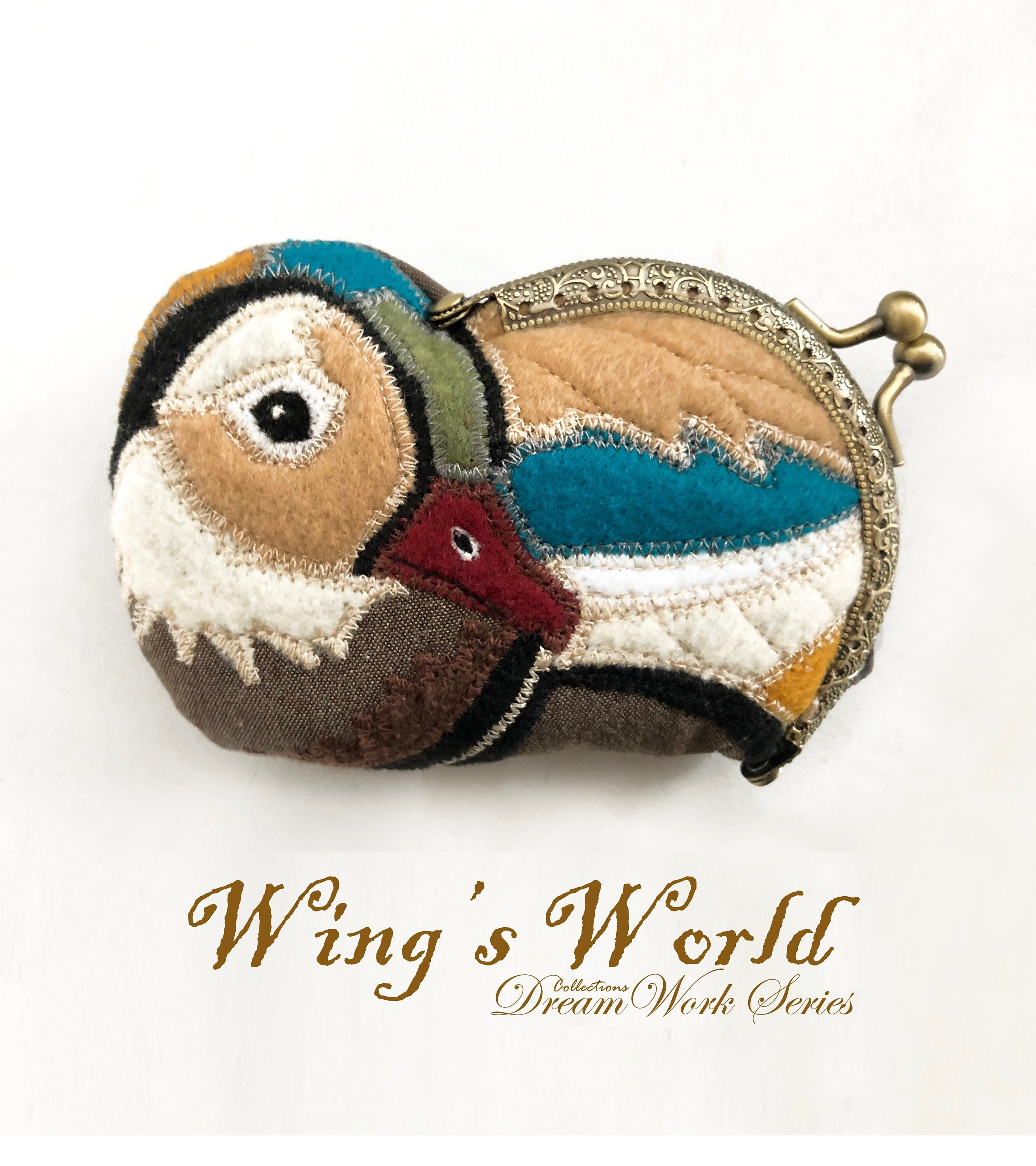 Mandarin Duck Purse Mandarin Duck Coin Purse Felt Duck Metal Frame Kisslock Purse Mandarin Duck Head Change Snap Purse Purse Organizer Etsy Ireland