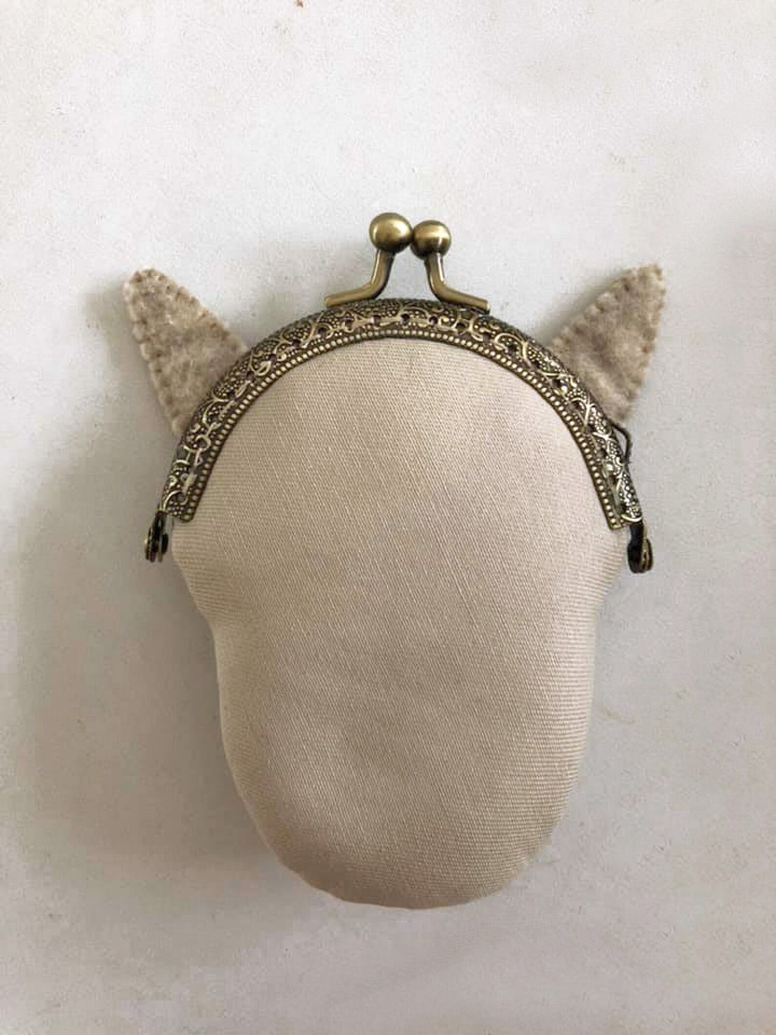 Llama Purse Llama Coin Purse Purse Felt Lama Metal Frame Etsy