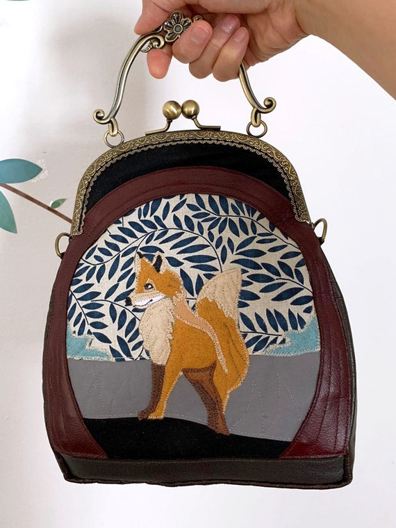 Southwestern Leather Coin Purse -Wolf (31ap3326brn) - Mission Del Rey  Southwest