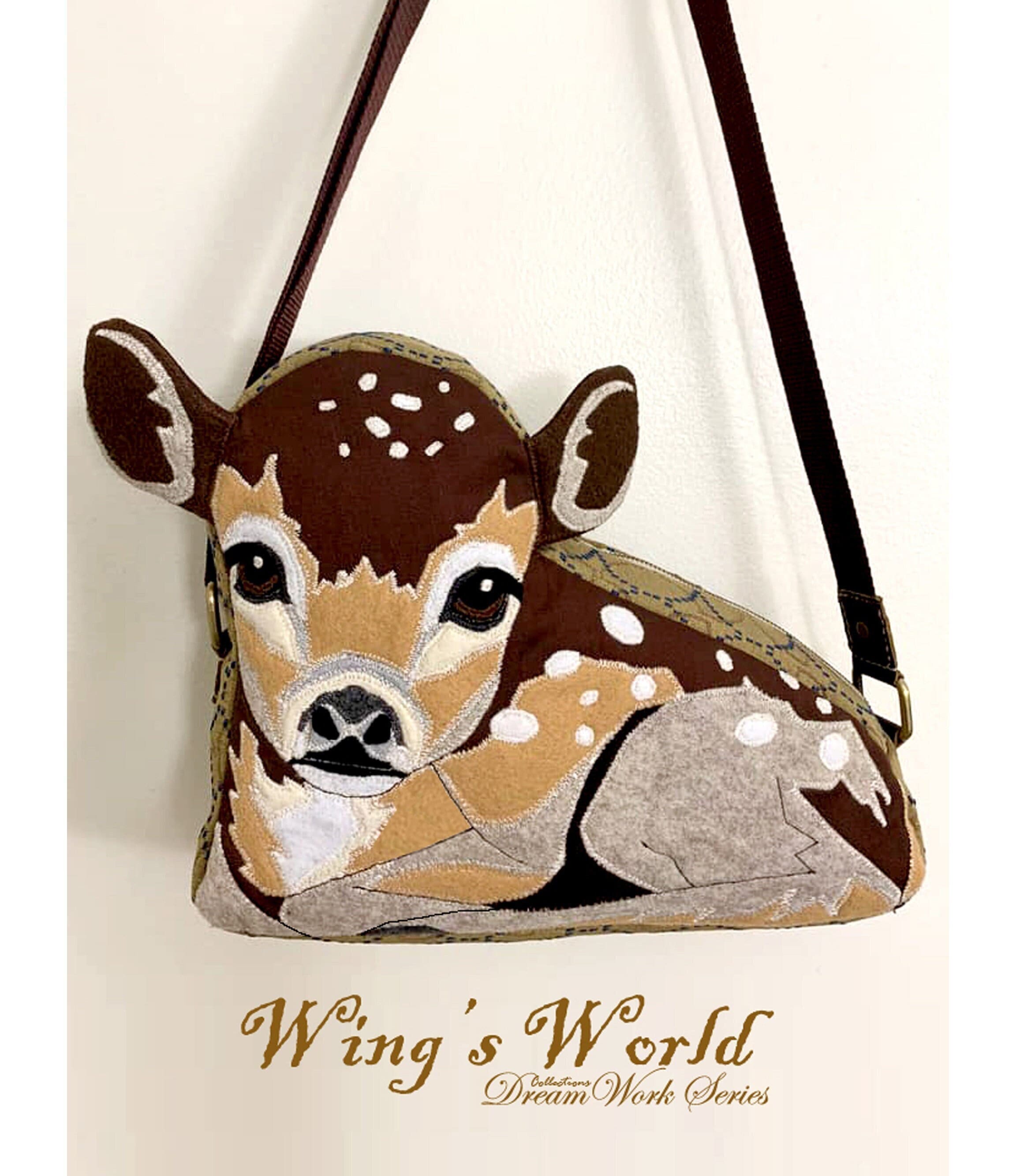 Deer Print Purse Etsy