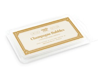 Champagne Bubbles Wax Melt Snap Bar, Champagne Scented Melts, Champagne Scent, Valentine's Day Scent