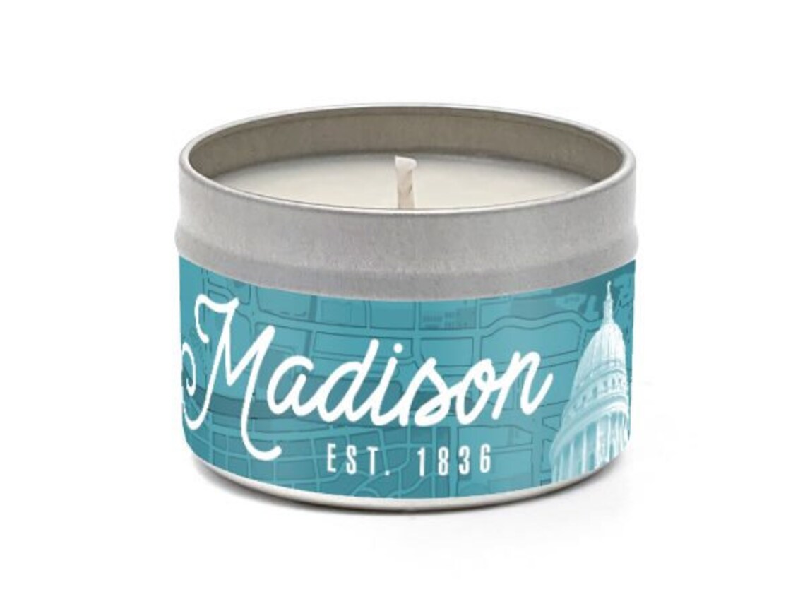 Madison WI Soy Candle Madison WI Candle Madison Wisconsin - Etsy