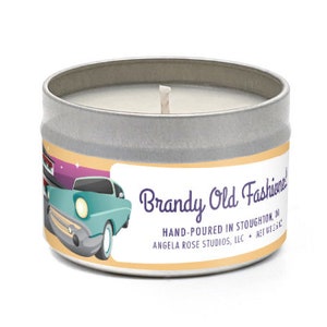 Brandy Old Fashioned Candle, Wisconsin Supper Club, Supper Club, Supper Club Candle, Wisconsin Candle, Cocktail Candle, Wisconsin Gift image 2
