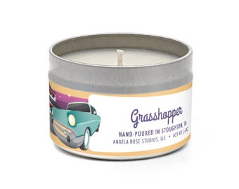 Grasshopper Candle, Wisconsin Supper Club, Supper Club, Supper Club Candle, Wisconsin Candle, Cocktail Candle, Wisconsin Gift